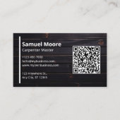 Zimmermann-QR-Code Visitenkarte (Vorderseite)