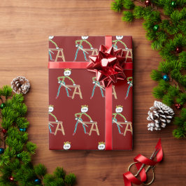 Zimmermann Stickman Geschenkpapier