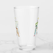 Zimmermann Stickman Glas (Rechts)