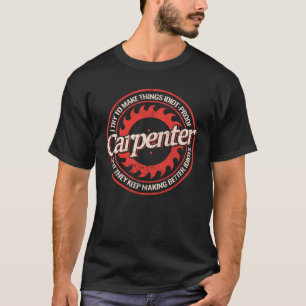 Zimmermannsholz für Männer vintage Zimmerleute Hol T-Shirt