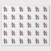 Zimmernummer 256 geschenkpapier (Flach)