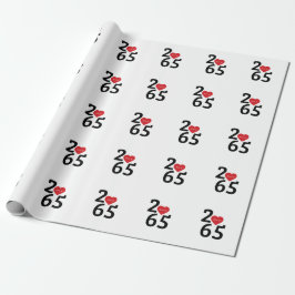 Zimmernummer 256 geschenkpapier