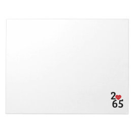 Zimmernummer 256 in notizblock