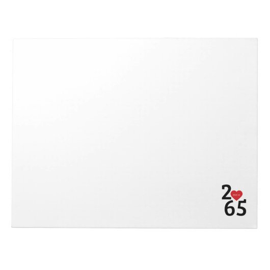 Zimmernummer 256 in notizblock (Vorderseite)