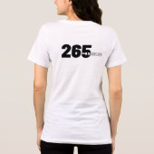  Zimmernummer 256 in  Tri-Blend Shirt (Rückseite)