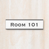 Zimmernummer Türsignatur Hotel Office Gebäude Türschild (Vorderseite )