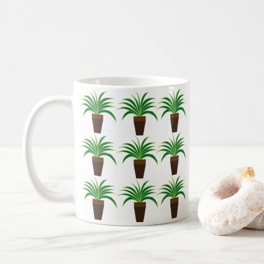 Zimmerpflanze kaffeetasse (Mit Donut)