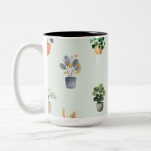 Zimmerpflanzen-Muster Botanisches Innenraum-Pflanz