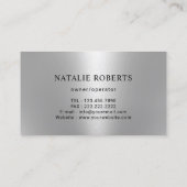 Zimmerreinigung Haushaltshilfe Moderner Aquamarin Visitenkarte (Rückseite)