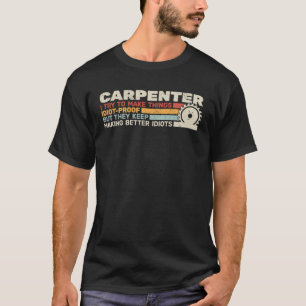 Zimmerretro für Tischler T-Shirt