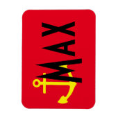 Zimmertürdekoration, Kreuzfahrttürmarkierung Magnet (Vertikal)