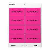 Zimmerverpackung und Umzug für Kinder (Vorne)