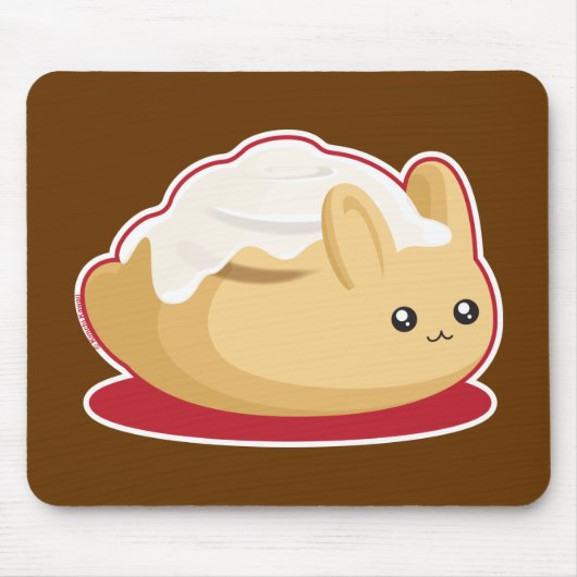 Zimt-Brötchen Mousepad (Vorne)
