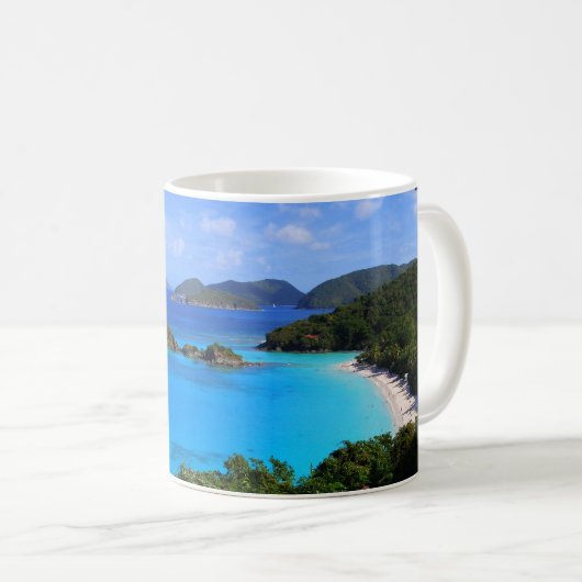 Zimt-Bucht, Johannes, Tasse US Virgin Islands (VorderseiteRechts)