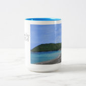 Zimt-Bucht Johannes USVI Zweifarbige Tasse (Mittel)