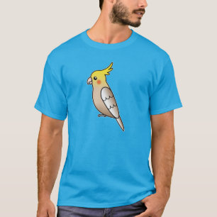 Zimt-Cartoon-Nymphensittich-Papagei-Vogel T-Shirt