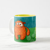 Zimt das Monster, w/quote Zweifarbige Tasse (Vorderseite Links)