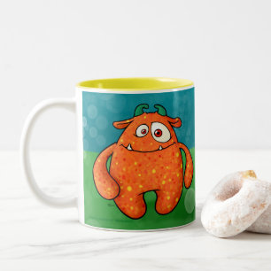 Zimt das Monster, w/quote Zweifarbige Tasse