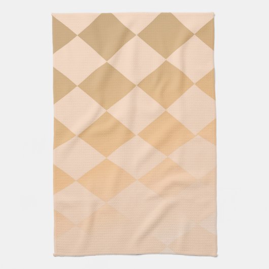 Zimt-Diamant Handtuch (Vertikal)