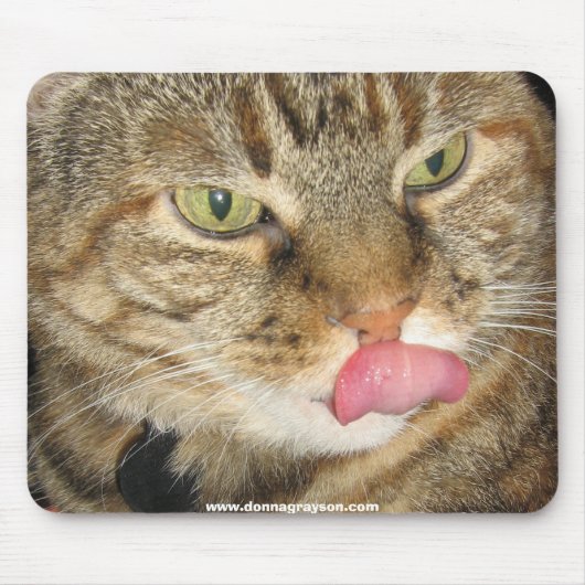 Zimt die Katze Mousepad (Vorne)