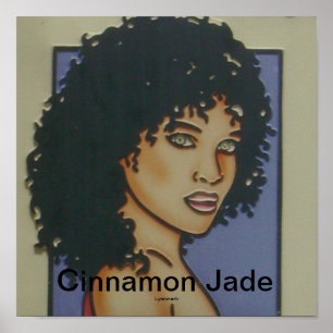 Zimt-Jade-Friseursalon-Plakat Poster