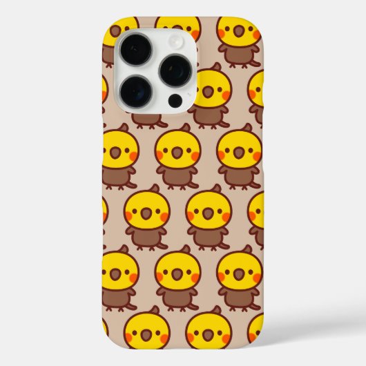 Zimt-Männchen Nymphensittich Case-Mate iPhone Hülle (Rückseite)