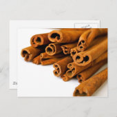 Zimt Postkarte (Vorne/Hinten)