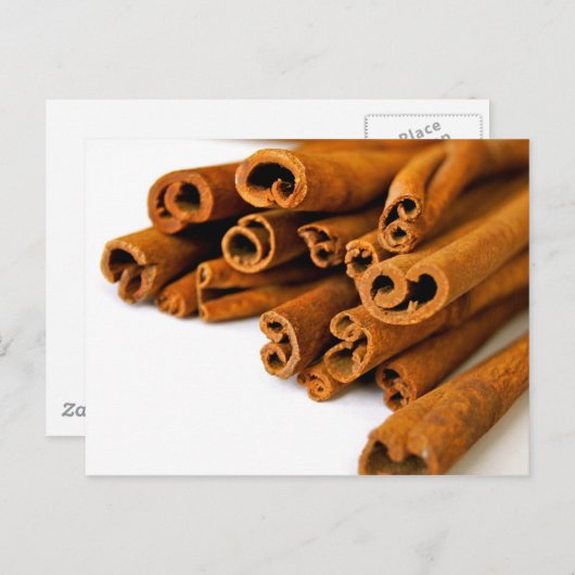 Zimt Postkarte (Vorne/Hinten)