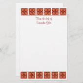 Zimt stationär briefpapier (Vorne/Hinten)