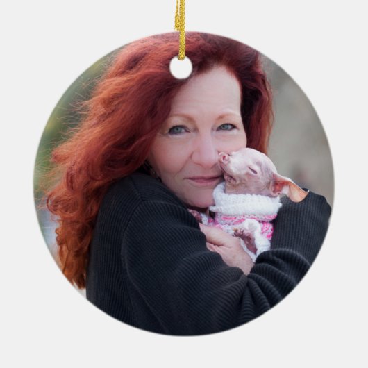 Zimt u. Rosie Verzierung Keramik Ornament (Hinten)