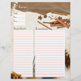 Zimt und Gewürze Beilage