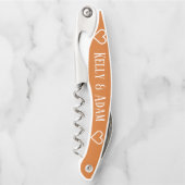 Zimt und Personalisiert Kellnermesser (Vorderseite)