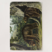 Zimtbär aus Audubons Quadrupeds Puzzle (Vertikal)