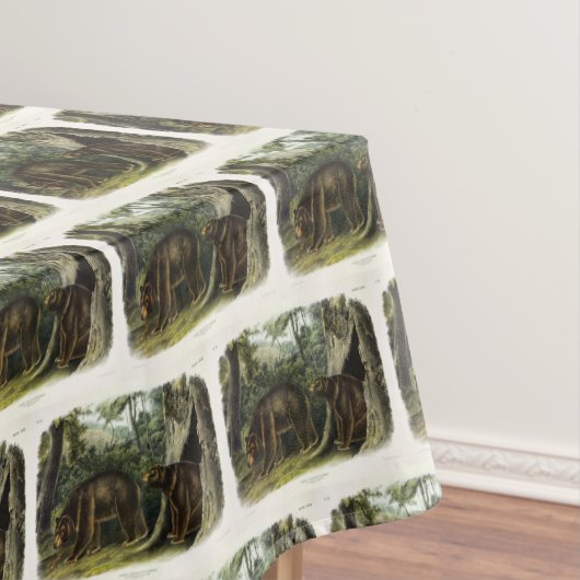 Zimtbär aus Audubons Quadrupeds Tischdecke (Beispiel)