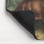 Zimtbär (Ursus Americanus var. Cinnamonum) Mousepad (Ecke)