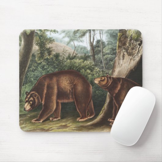 Zimtbär (Ursus Americanus var. Cinnamonum) Mousepad (Mit Mouse)
