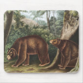 Zimtbär (Ursus Americanus var. Cinnamonum) Mousepad (Vorne)