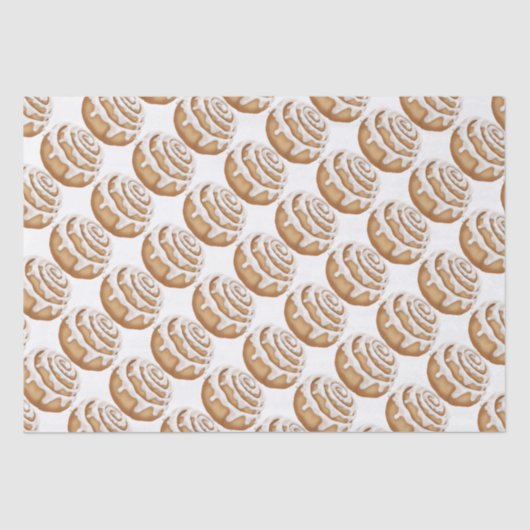 Zimtbrötchen gefror Seidenpapier (Vorderseite)