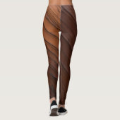 Zimtfarbe Leggings (Rückseite)