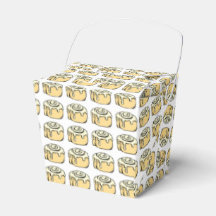 Zimtgebäck-Honig-Brötchen-Cartoon-Entwurf Geschenkschachtel