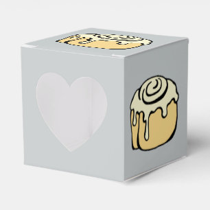 Zimtgebäck-Honig-Brötchen-Cartoon-Entwurfs-weiß Geschenkschachtel