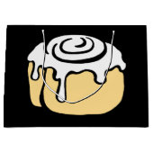 Zimtgebäck-Honig-Brötchen-niedliches Große Geschenktüte (Vorderseite)