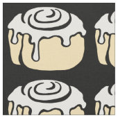 Zimtgebäck-Honig-Brötchen-niedliches Stoff (Nahaufnahme)