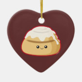 Zimtgebäck Keramik Ornament (Vorne)