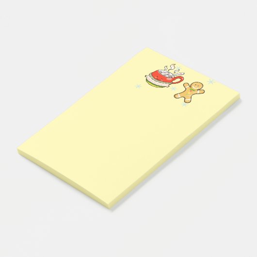 Zimtkakao & Lebkuchen Post-it Klebezettel (angewinkelt)