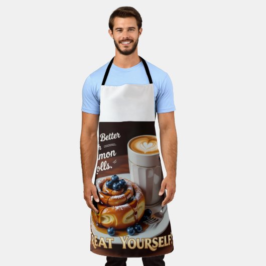 Zimtrollen Schürze (Getragen)