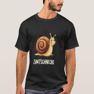 ZIMTSCHNECKE Lustige Schnecken Grafik T-Shirt