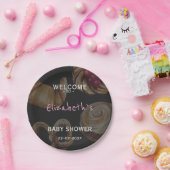 Zimtschnecken-Baby-Party Pappteller (Party)