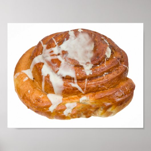 Zimtschnecken-Roll-Modell Poster (Vorne)