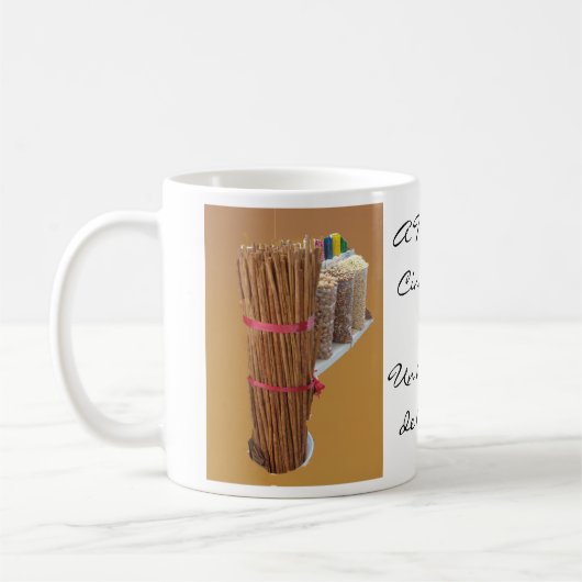 Zimtstangen Kaffeetasse (Links)